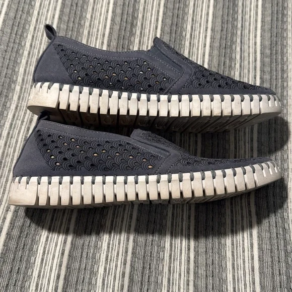 Isle Jacobson Slip On Blue/Grey Size 38 - Picture 5 of 9